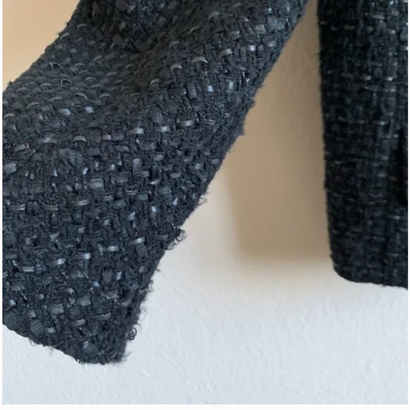 Kate Spade Madison Avenue Yazmen black beaded jacket blazer size 6 PLEASE READ - Picture 7 of 15